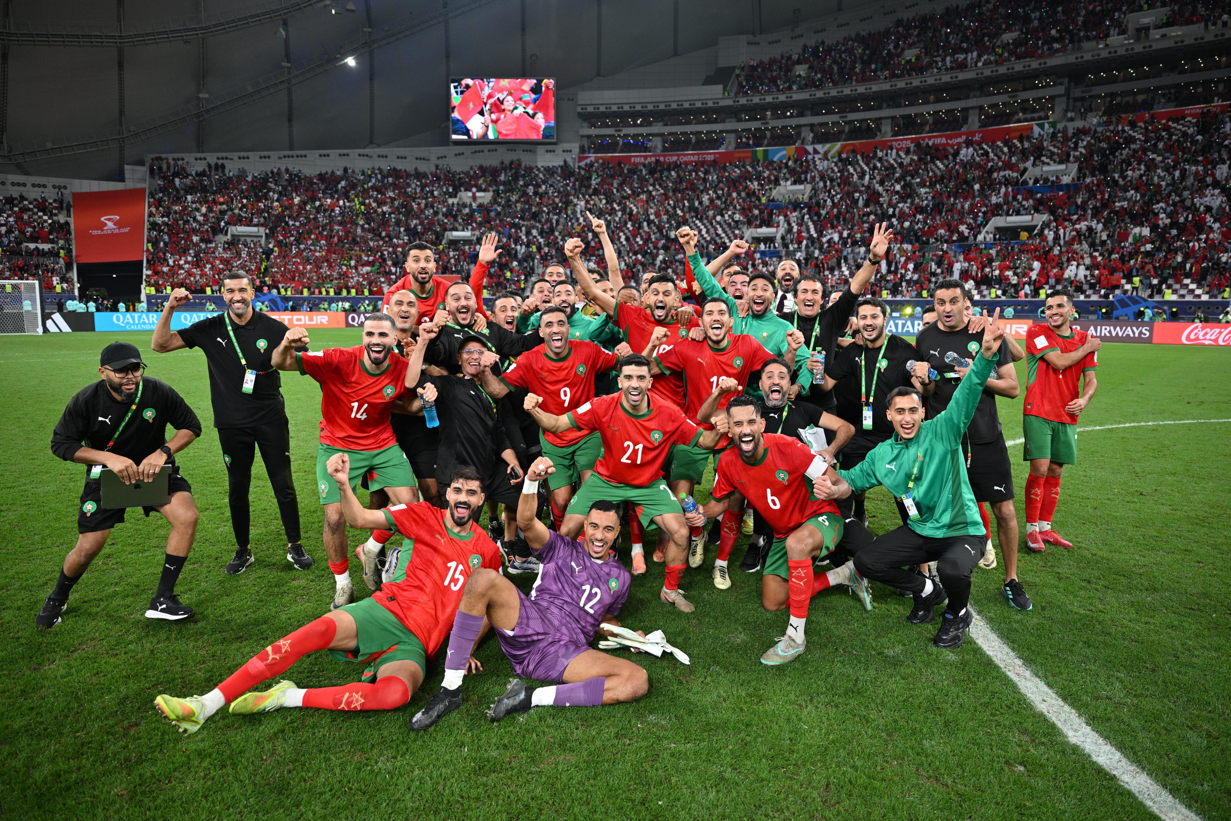 المنتخب المغربي يتأهل إلى نهائي كأس العرب 